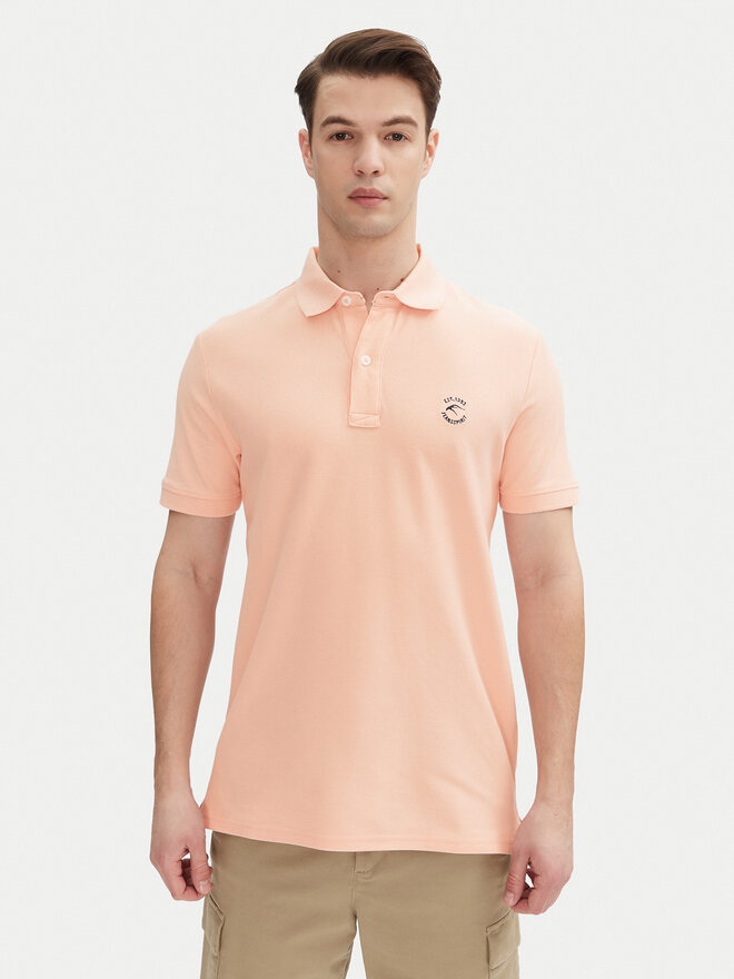 INDICODE INDICODE Polo majica Wadim 40-913 Roza Regular Fit