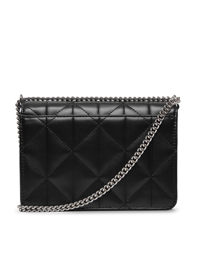Calvin Klein Handtasche Calvin Klein Quilted Mini Chain Bag LV04F3321G Schwarz