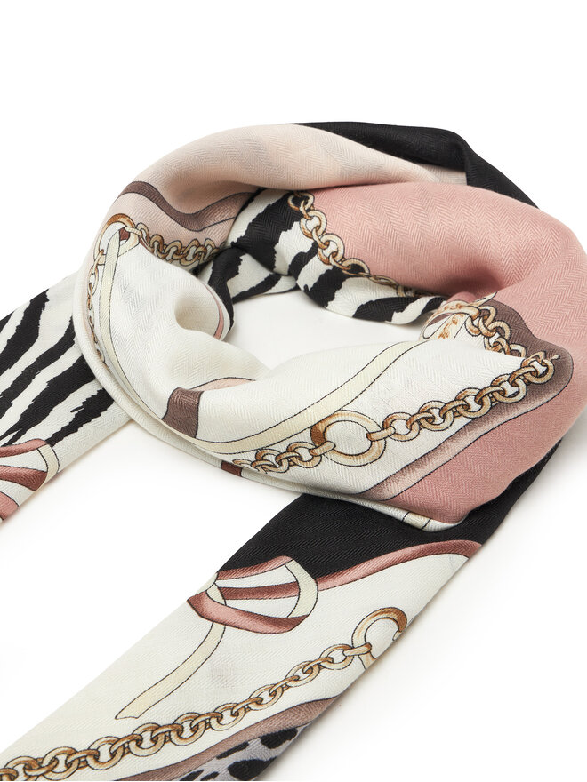 Liu Jo Eșarfă Liu Jo Foulard Ribbon Anima 2F5083 T0300 Bej