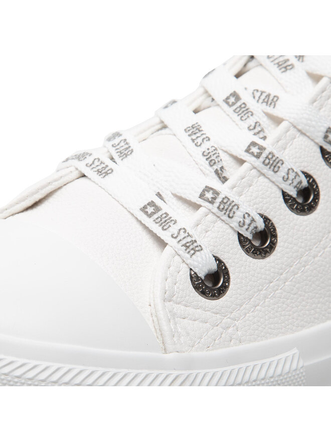 Big Star Shoes Plátenky Big Star Shoes KK174052 Biela