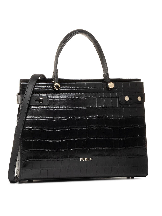 Furla Handtasche Furla Lady M BAWC01L-KO0000-O6000-1-007-20-RO-B Schwarz