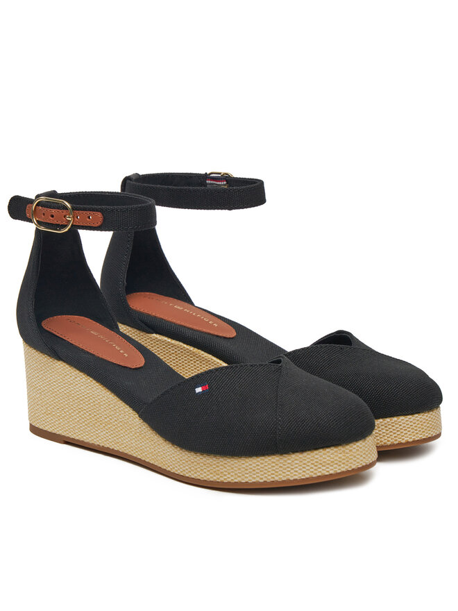 Tommy Hilfiger Espadryle Tommy Hilfiger FW0FW08657 Czarny