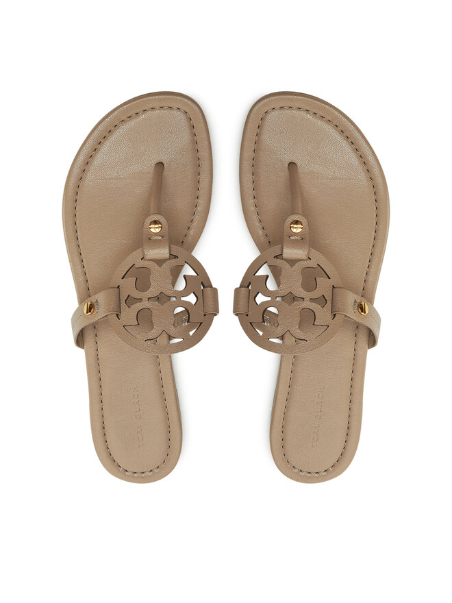 Tory Burch Japonki Tory Burch Miller 151169 Brązowy
