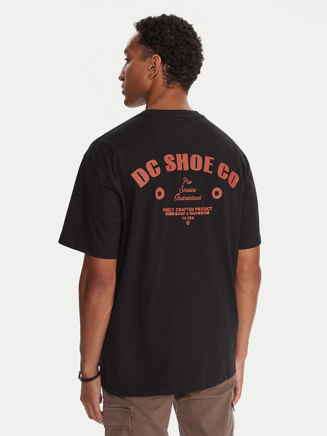 DC Shoes DC Shoes T-shirt Pro Service EDYZT04370 Crna Heritage Fit