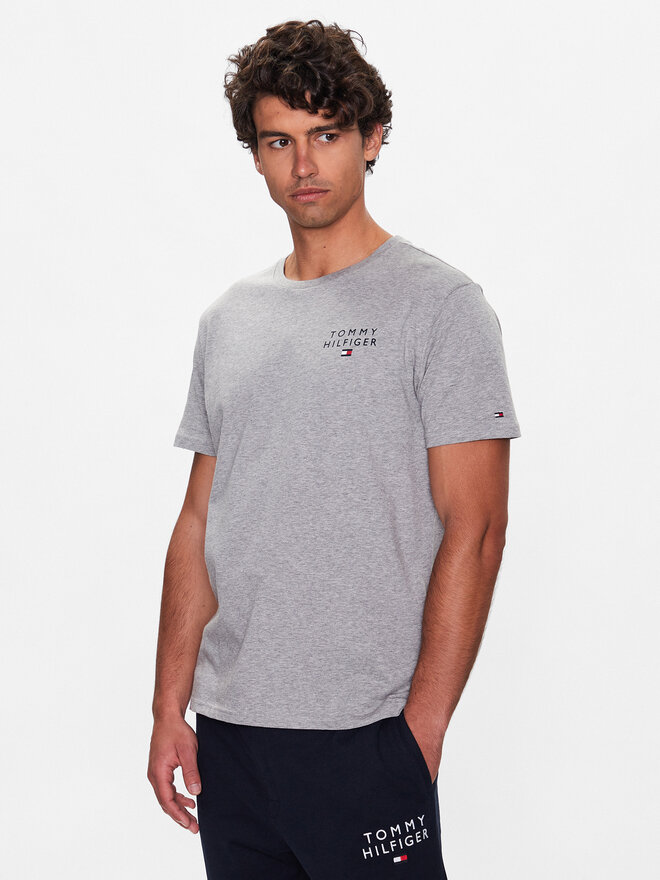 Tommy Hilfiger Tommy Hilfiger Marškinėliai UM0UM02916 Pilka Regular Fit
