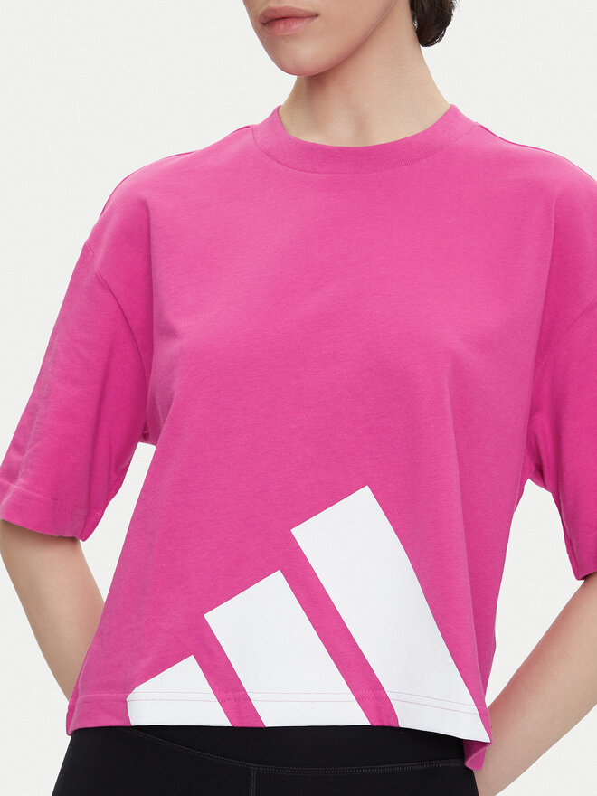 adidas adidas Футболка Essentials Big Logo Boyfriend JG8728 Рожевий Loose Fit