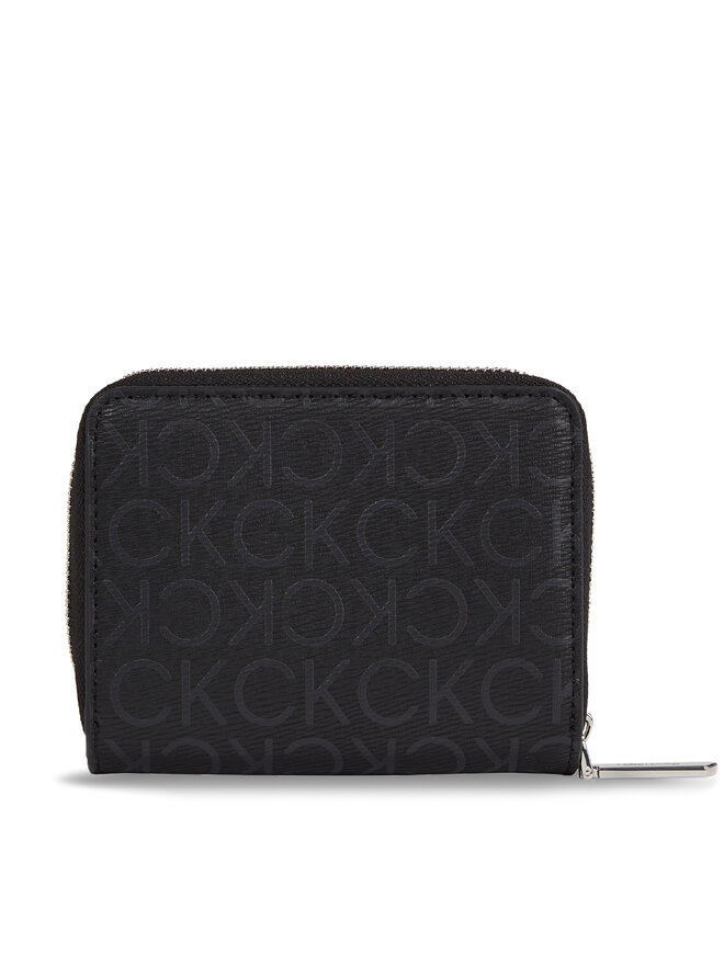 Calvin Klein Mazs sieviešu maks Calvin Klein Ck Must Md Z/A Wallet_Epi Mono K60K611932 Melns