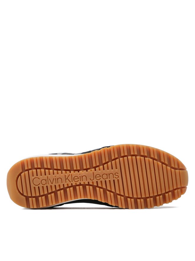 Calvin Klein Jeans Snīkeri Calvin Klein Jeans Toothy Runner Bold Mono W YW0YW00884 Melns