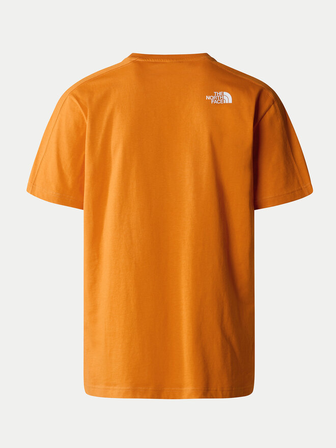 The North Face The North Face Póló NF0A87FF Narancssárga Regular Fit