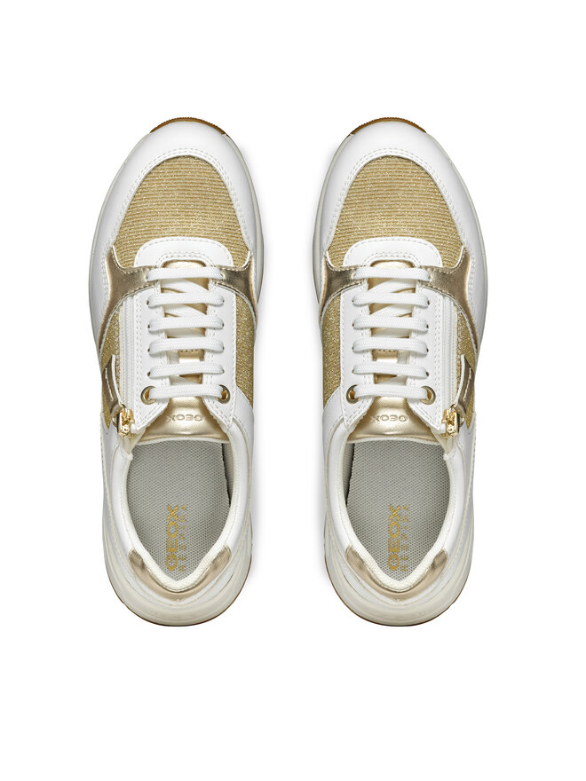 Geox Sneakersy Geox D Bulmya D36NQB 0LYBC C0917 Zlatá
