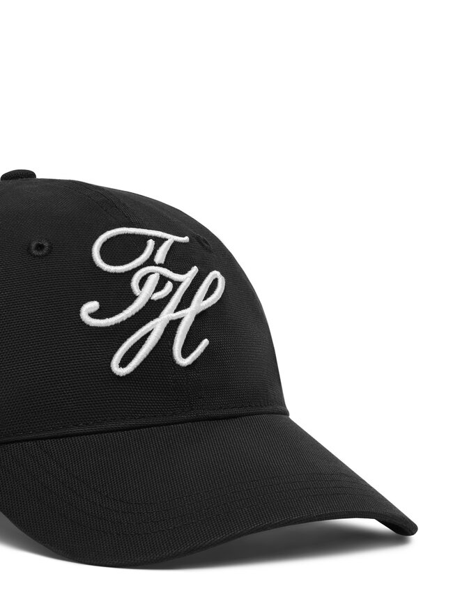Tommy Hilfiger Cap Tommy Hilfiger Logo Embroidery Baseball Cap AM0AM14120 Schwarz