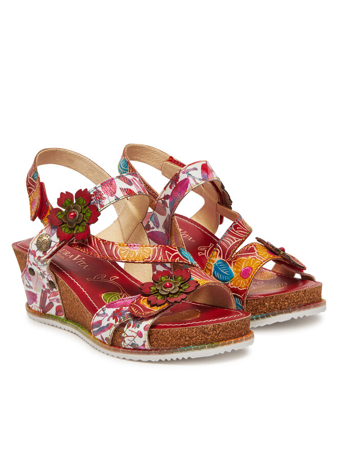 Laura Vita Sandalen Laura Vita Bonito 27 Rot