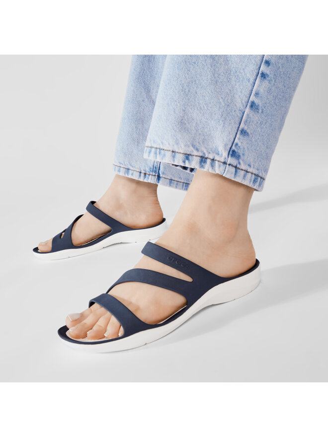 Crocs Iešļūcenes Crocs Swiftwater Sandal W 203998 Tumši zils