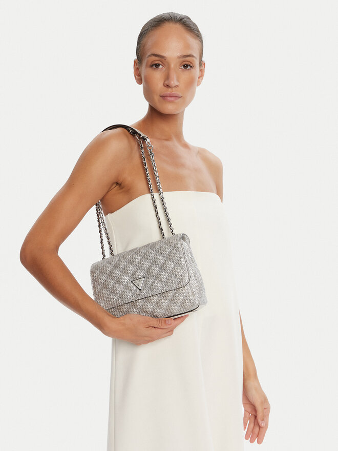 Guess Torbica Guess Giully II HWQM96 73200 Srebrna