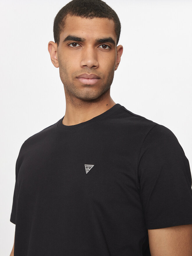 Guess Guess T-Shirt M4YI0A KCCM1 Μαύρο Regular Fit