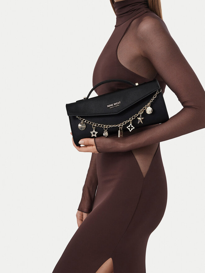 Nine West Handtasche Nine West CEO-NOBLE SOCIETY-LA374-4794 Schwarz