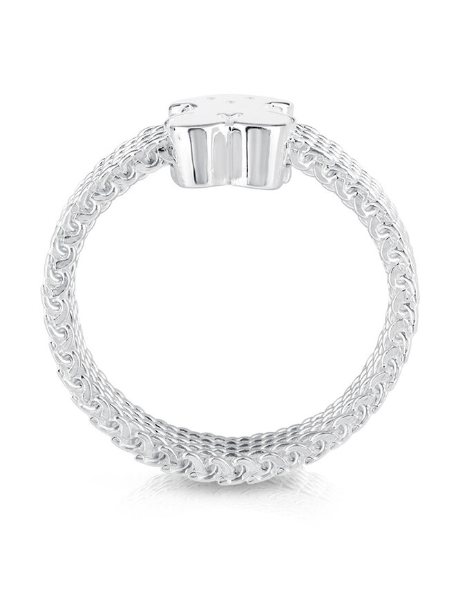 TOUS Gyűrű TOUS Icon Mesh 1000168812 Ezüst