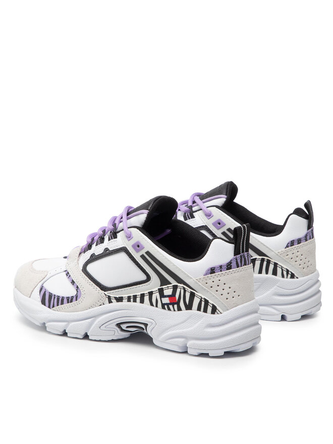 Tommy Jeans Сникърси Tommy Jeans Archive Wild Animal Runner EN0EN01646 Бял