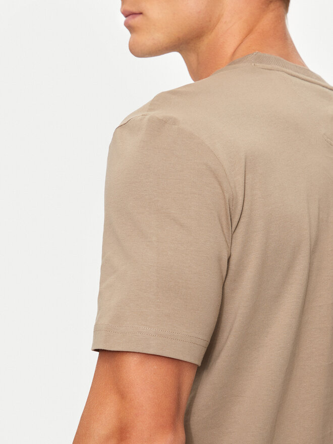 BOSS BOSS Camiseta Mirror 2 50525087 Beis Regular Fit