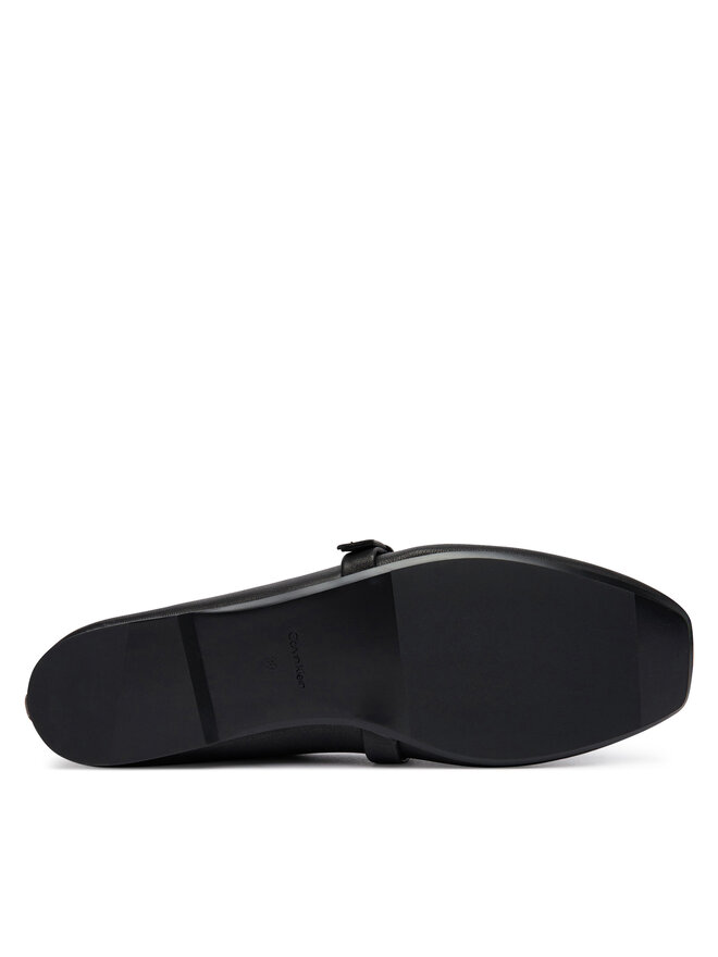 Calvin Klein Ballerinas Calvin Klein Squared Ballerina Mj Lth Mg Hdw HW0HW03430 Schwarz
