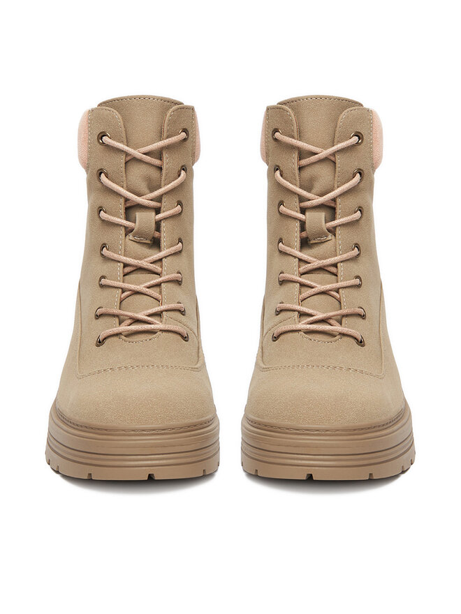 DeeZee Botines planos DeeZee 25519-1 Beis