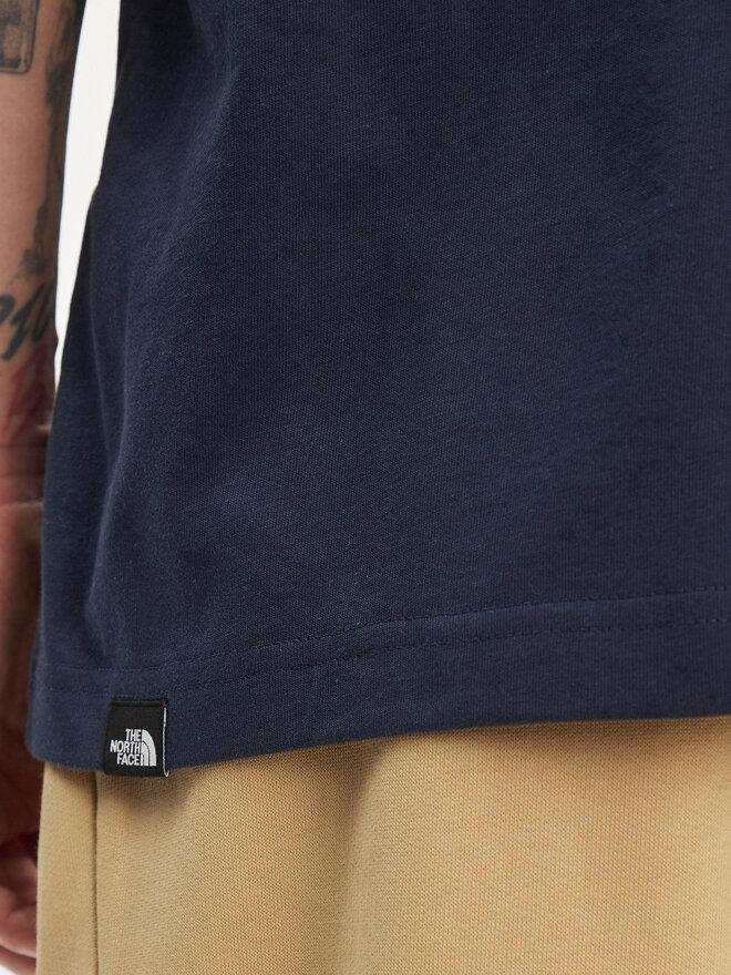 The North Face The North Face T-Shirt Simple Dome NF0A87NG Dunkelblau Regular Fit