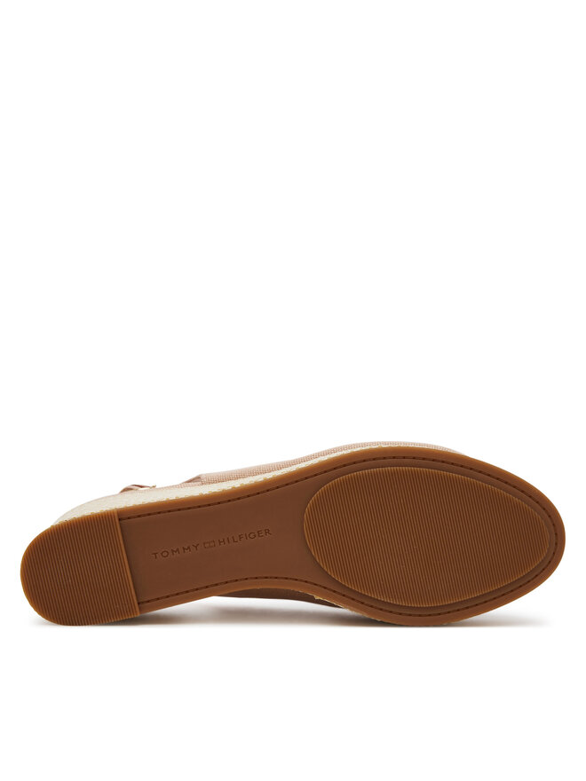 Tommy Hilfiger Espadryle Tommy Hilfiger Flag Mid Wedge Espad Slingback FW0FW08595 Różowy