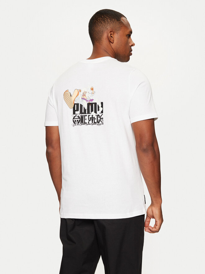 Puma Puma T-Shirt One Piece 624665 Λευκό Regular Fit