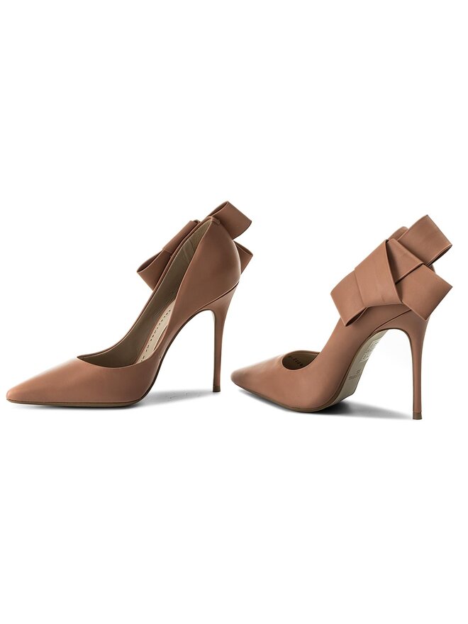 Bronx Pantofi cu toc subțire Bronx 75091-B BX 1209 Bej