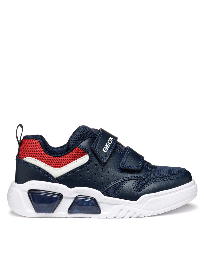 Geox Sneakersy Geox J Illuminus J55GVA 014BU C0735 S Tmavomodrá