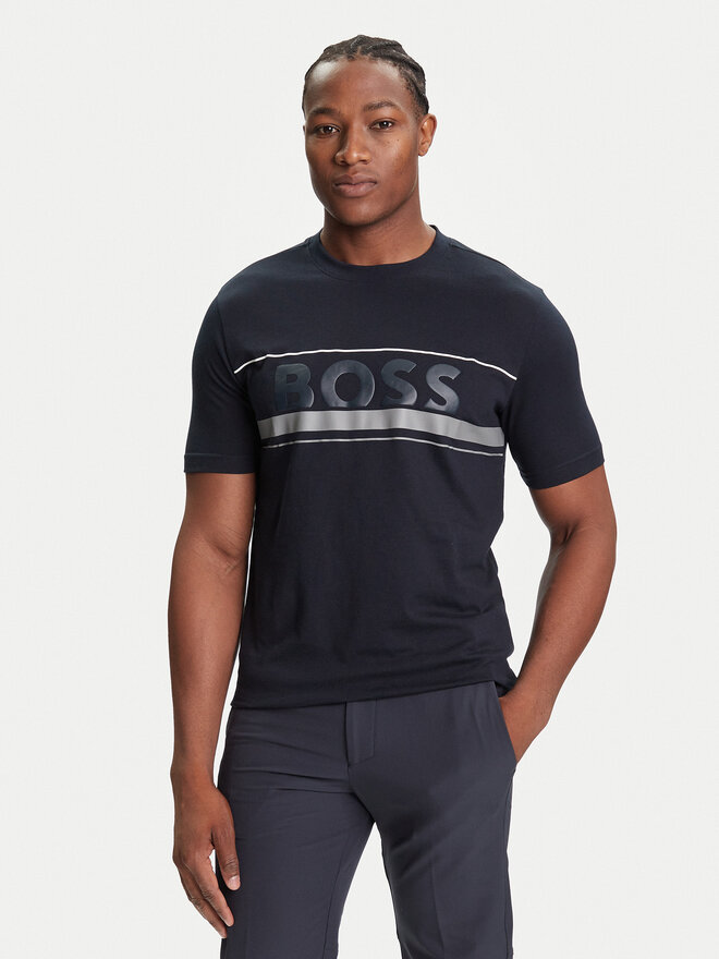 BOSS BOSS Camiseta Iconic Zone 50550113 Azul marino Regular Fit