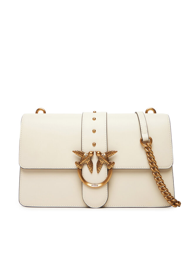 PINKO Handtasche PINKO Love One Classic ST.CL Al 25-26 PLTT 105857 A0F1 Weiß