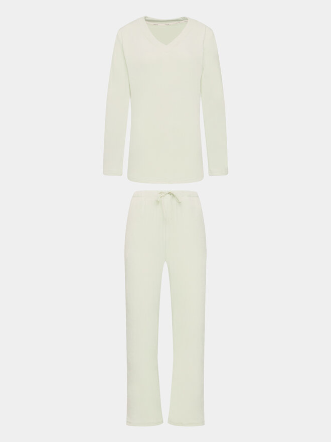 Selmark Selmark Pijama Polar Soft P6273 Verde Regular Fit
