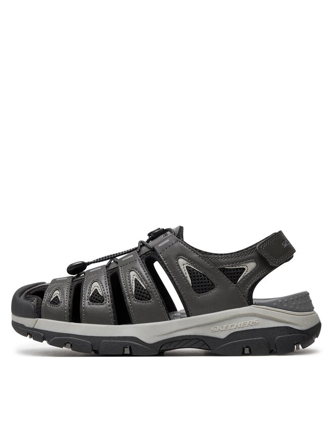 Skechers Sandály Skechers Tresmen-Outseen 204111/GRY Šedá