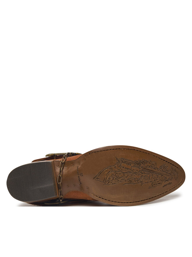 Naked Wolfe Stivali texani Naked Wolfe Outlaw 00021 Marrone