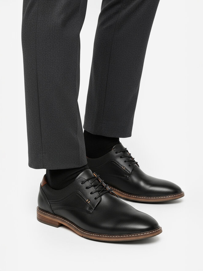 Lanetti Halbschuhe Lanetti CEO-1896 124AM Schwarz