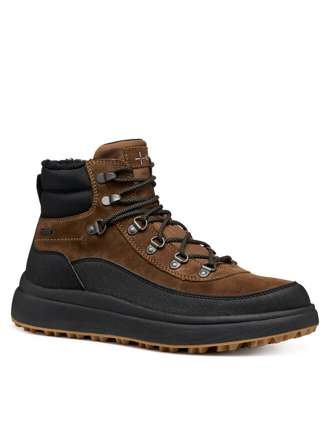 Geox Trekking čevlji Geox U Granito + Grip B A U46FZD 022BC CS69B Rjava