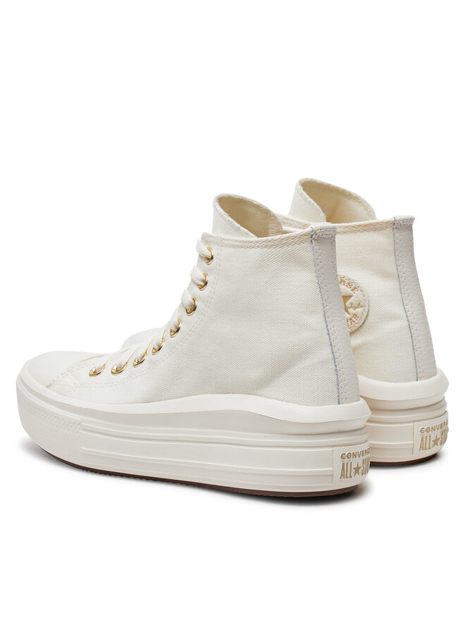 Converse Plátěnky Converse Chuck Taylor All Star Move Tonal Canvas A08384C Bílá