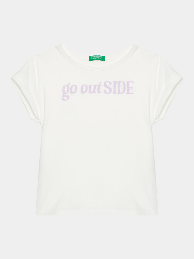 United Colors Of Benetton United Colors Of Benetton Camiseta 3096C10C1 Blanco Regular Fit