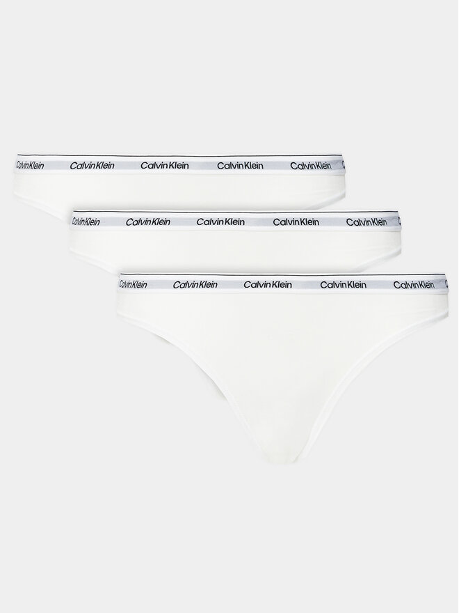 Calvin Klein Underwear Calvin Klein Underwear Набір з 3 пар класичних трусів 000QD5207E Білий