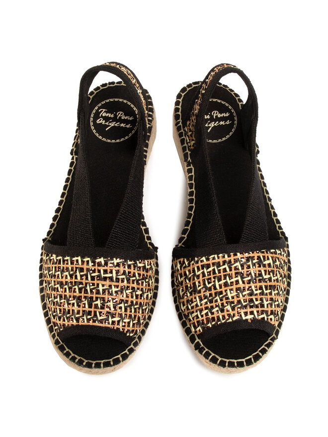 Toni Pons espadrilles Tania zwart - De Roos Schoenen Breda