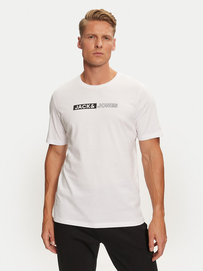 Jack&Jones Jack&Jones Marškinėliai Corp 12233999 Balta Standard Fit