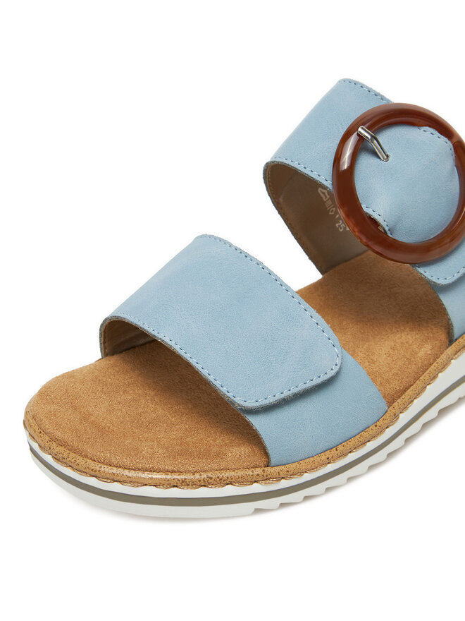 Rieker Pantoletten Rieker V0692-10 Blau