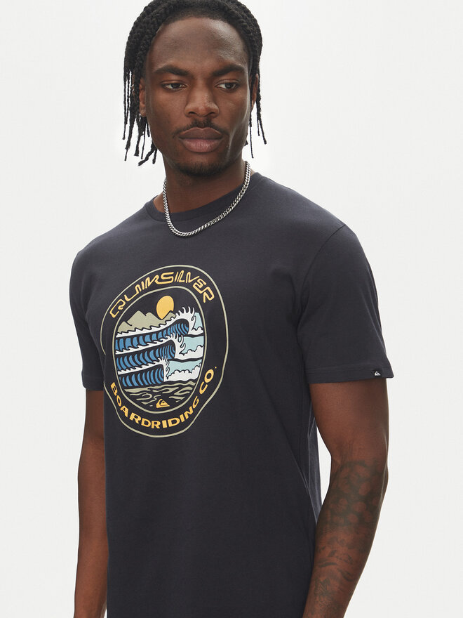 Quiksilver Quiksilver Majica Ev Three Seas Ss EQYZT08051 Mornarsko modra Regular Fit