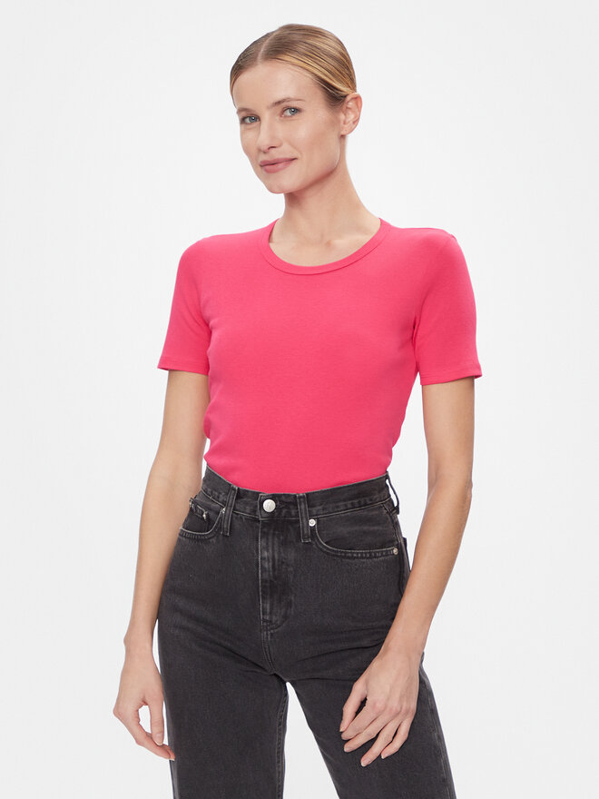 United Colors Of Benetton United Colors Of Benetton Marškinėliai 3GA2E16A0 Rožinė Regular Fit