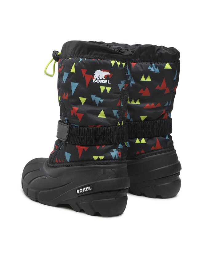 Sorel Schneeschuhe Sorel Youth Flurry Print NY3504 Schwarz
