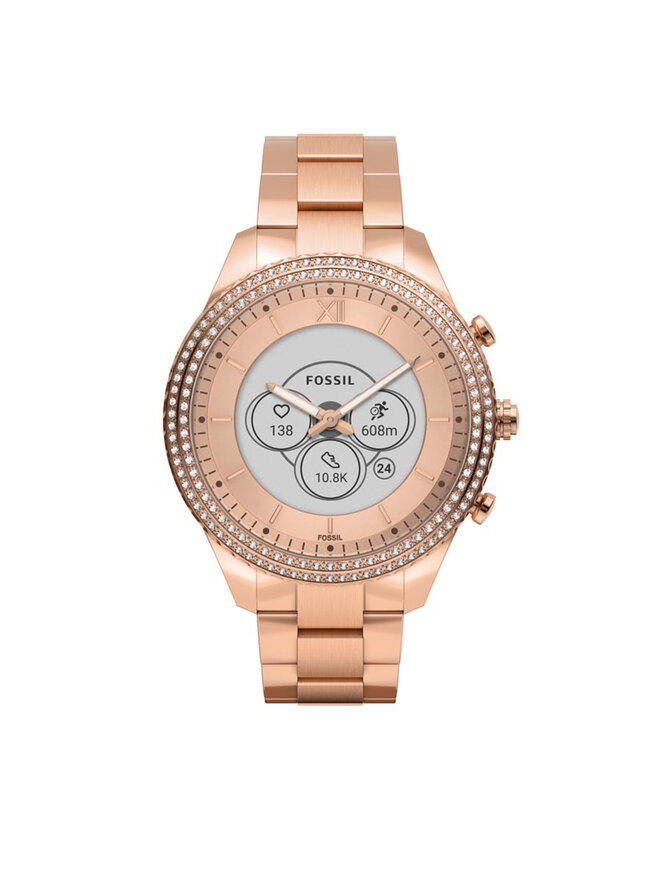 Fossil Смарт годинник Fossil Gen 6 Hybrid FTW7063 Рожевий