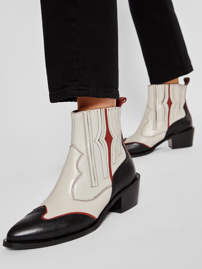 Eva Minge Stiefeletten Eva Minge EM-34-05-000548 Weiß