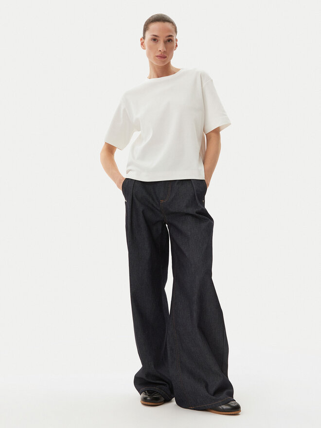 Weekend Max Mara Weekend Max Mara Marškinėliai 2515941042650 Balta Regular Fit