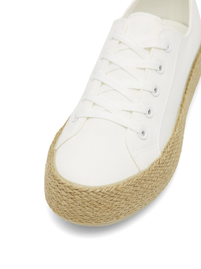 DeeZee Espadryle DeeZee WS19130-3 Biały